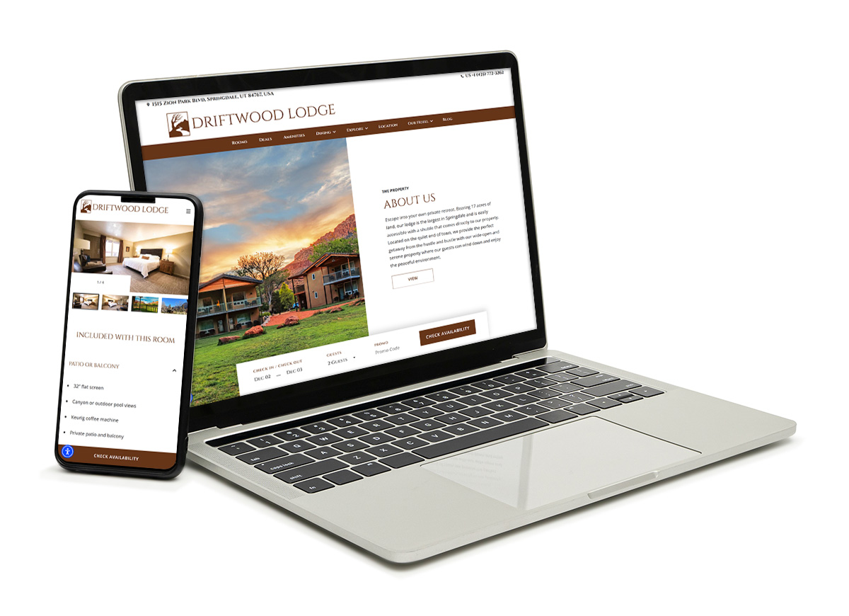 Driftwood Lodge - Responsive Mock